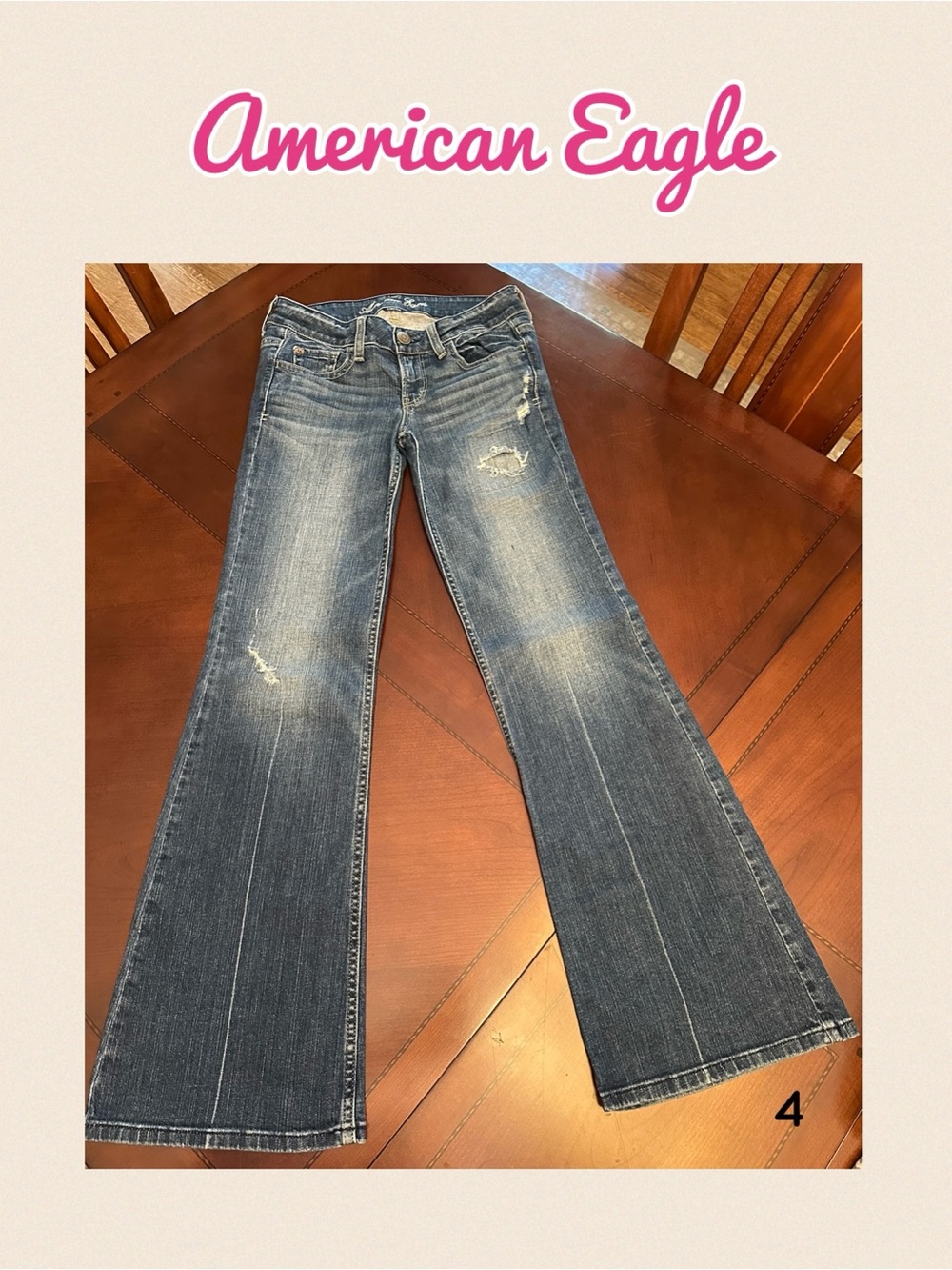 American Eagle Hipster/Flare Jeans